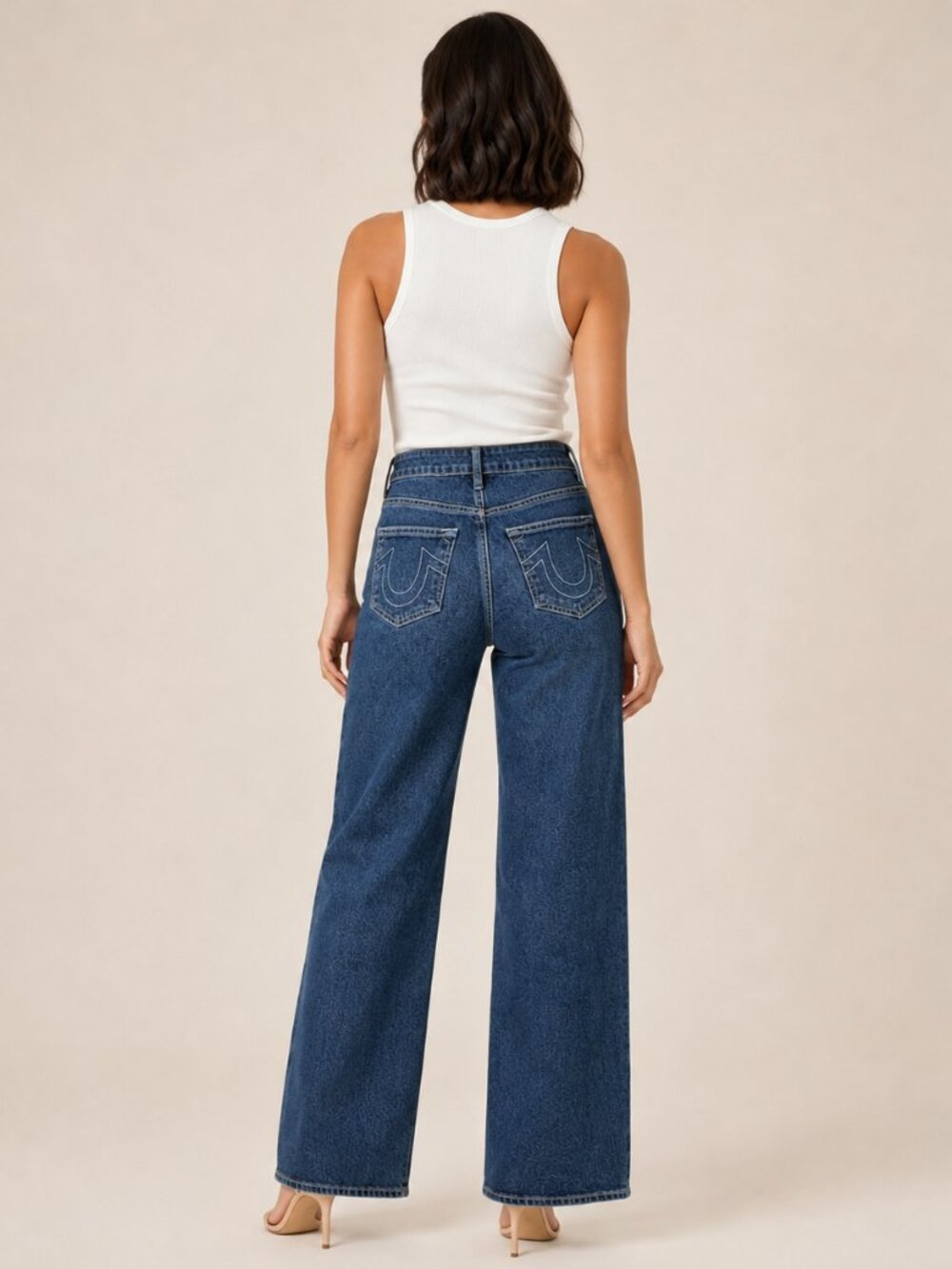 NWT True Religion Women's Bobbi Baggy Medium Blaze Wash Size 27